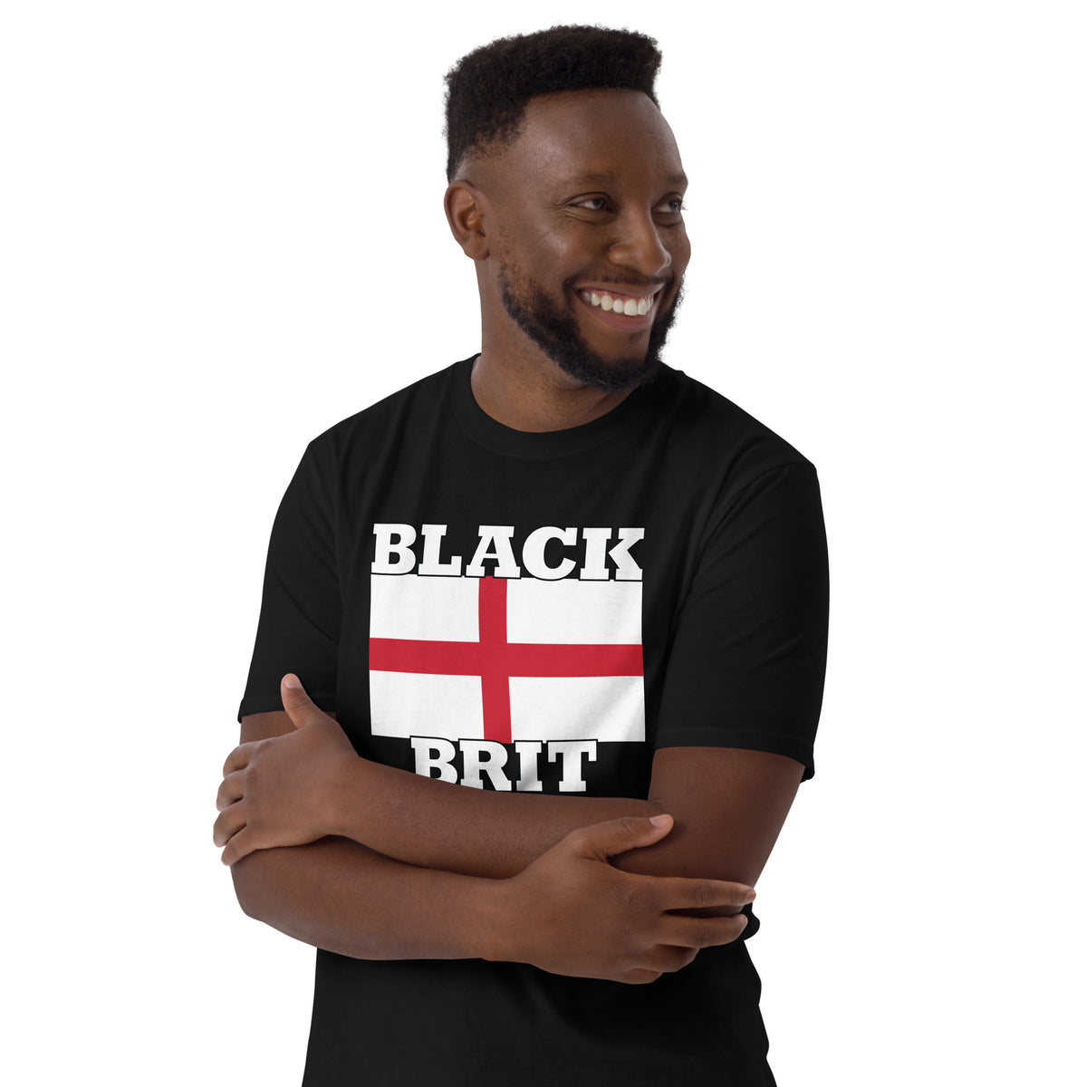 Black Brit Short-Sleeve Unisex T-Shirt