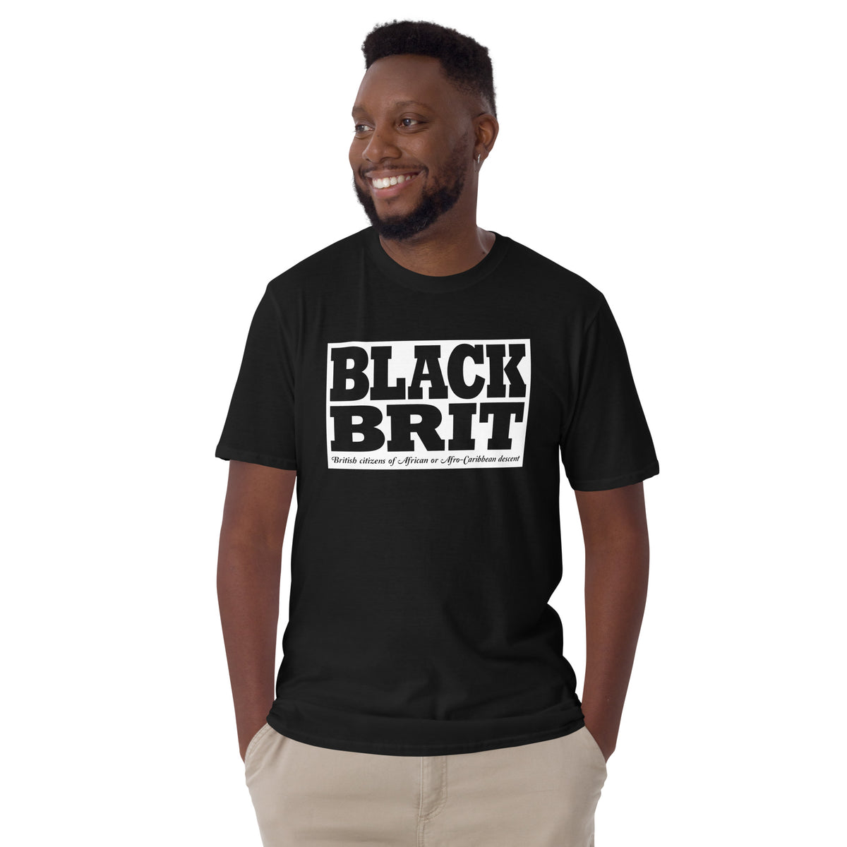 Black Brit Short-Sleeve Unisex T-Shirt