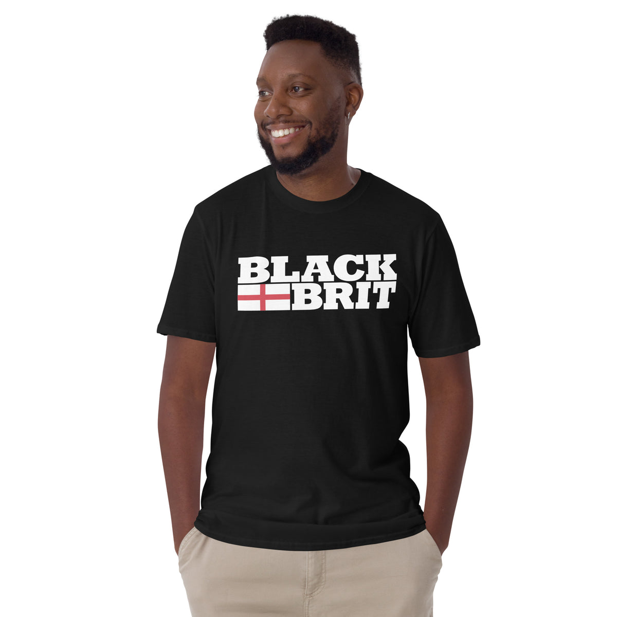 Black Brit Short-Sleeve Unisex T-Shirt