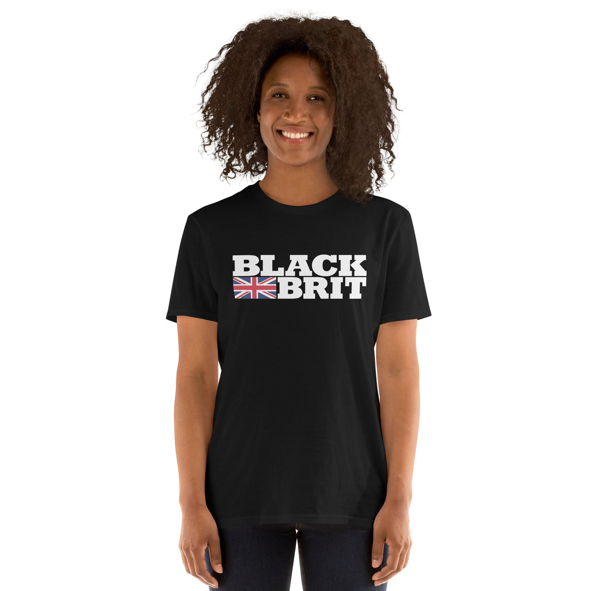 Black Brit Short-Sleeve Unisex T-Shirt