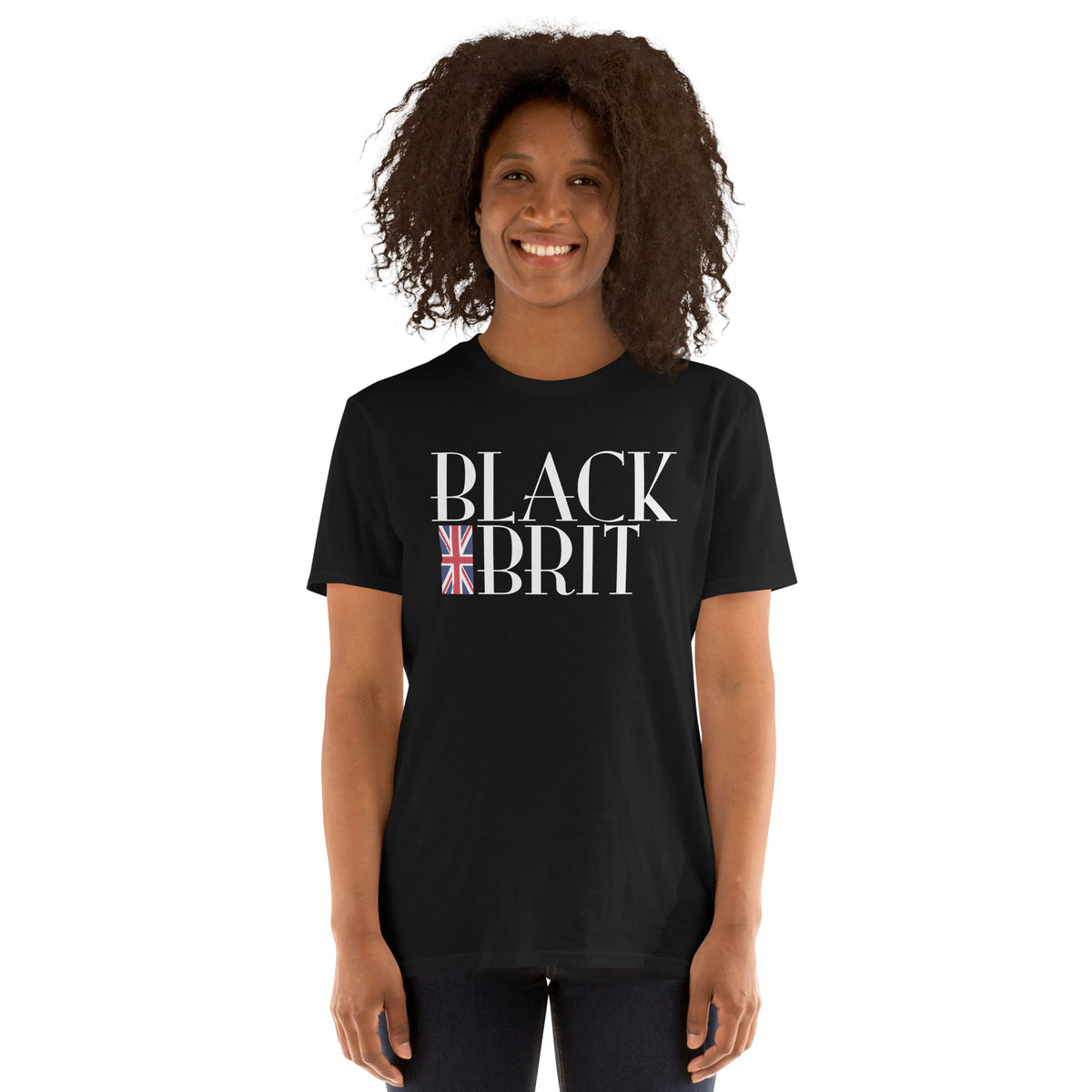 Black Brit Short-Sleeve Unisex T-Shirt