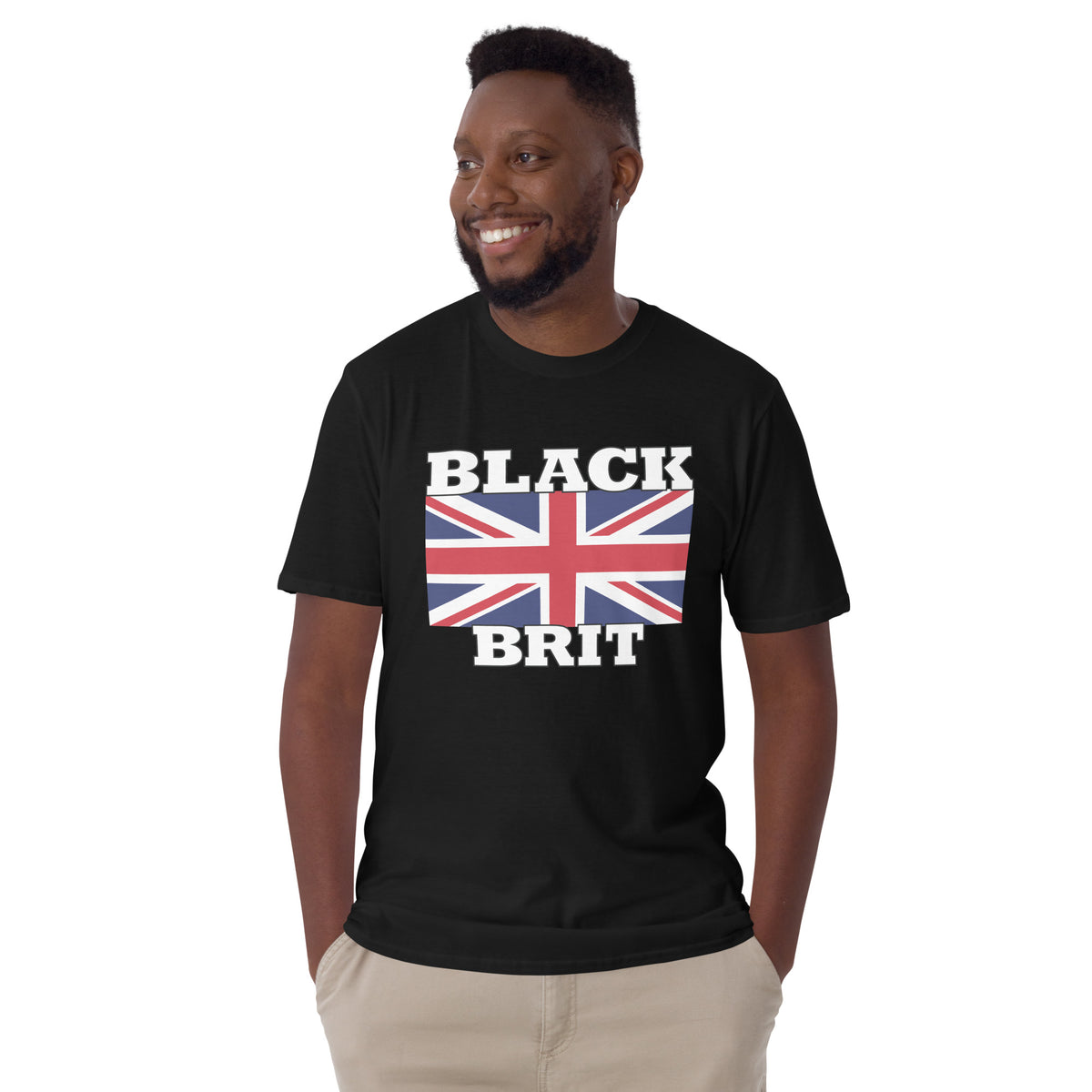 Black Brit Short-Sleeve Unisex T-Shirt