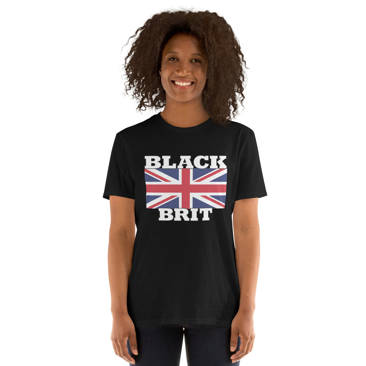 Black Brit Short-Sleeve Unisex T-Shirt