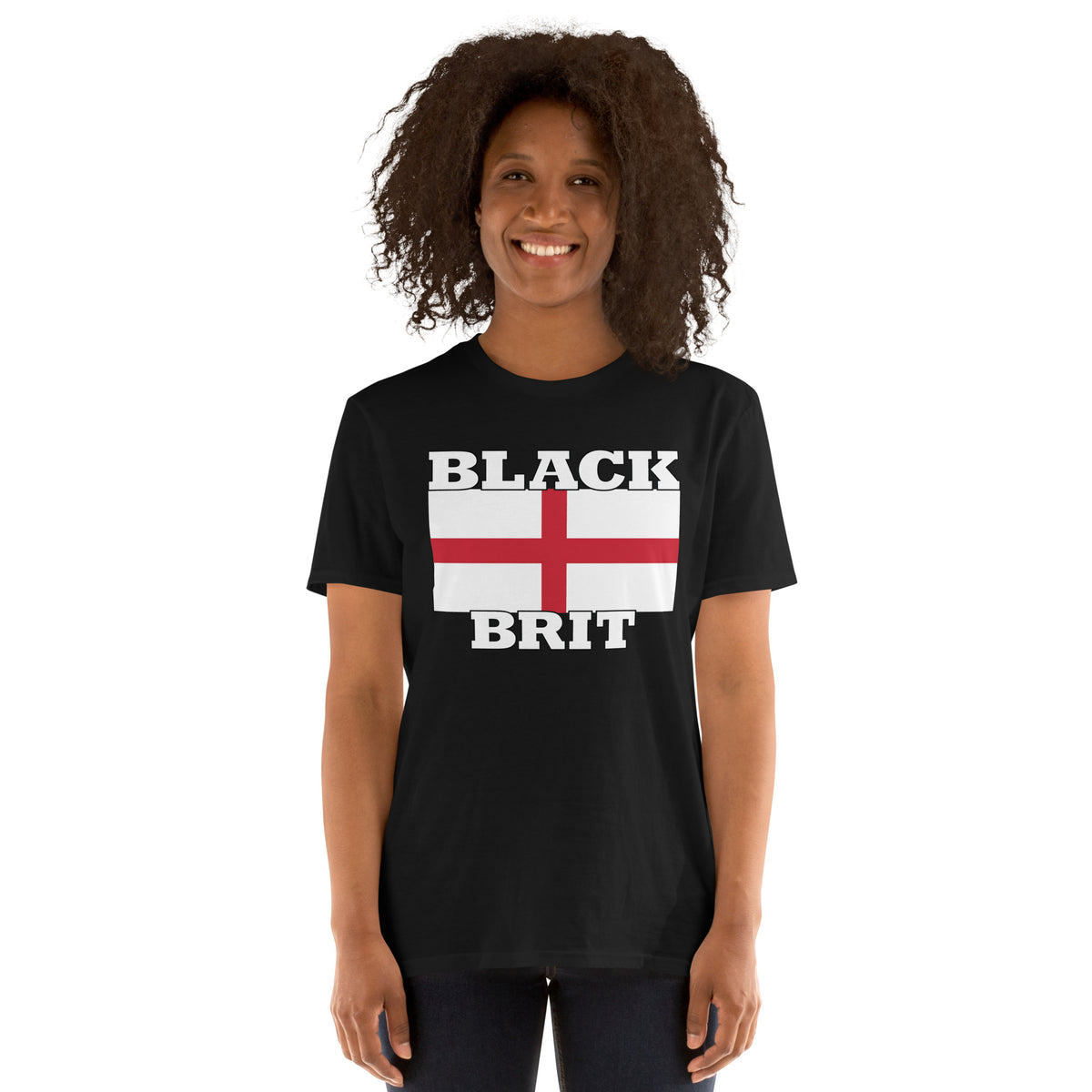 Black Brit Short-Sleeve Unisex T-Shirt