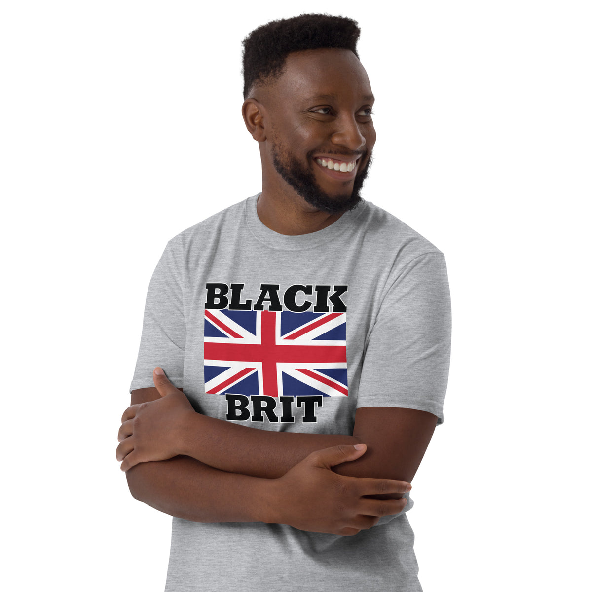 Black Brit Short-Sleeve Unisex T-Shirt