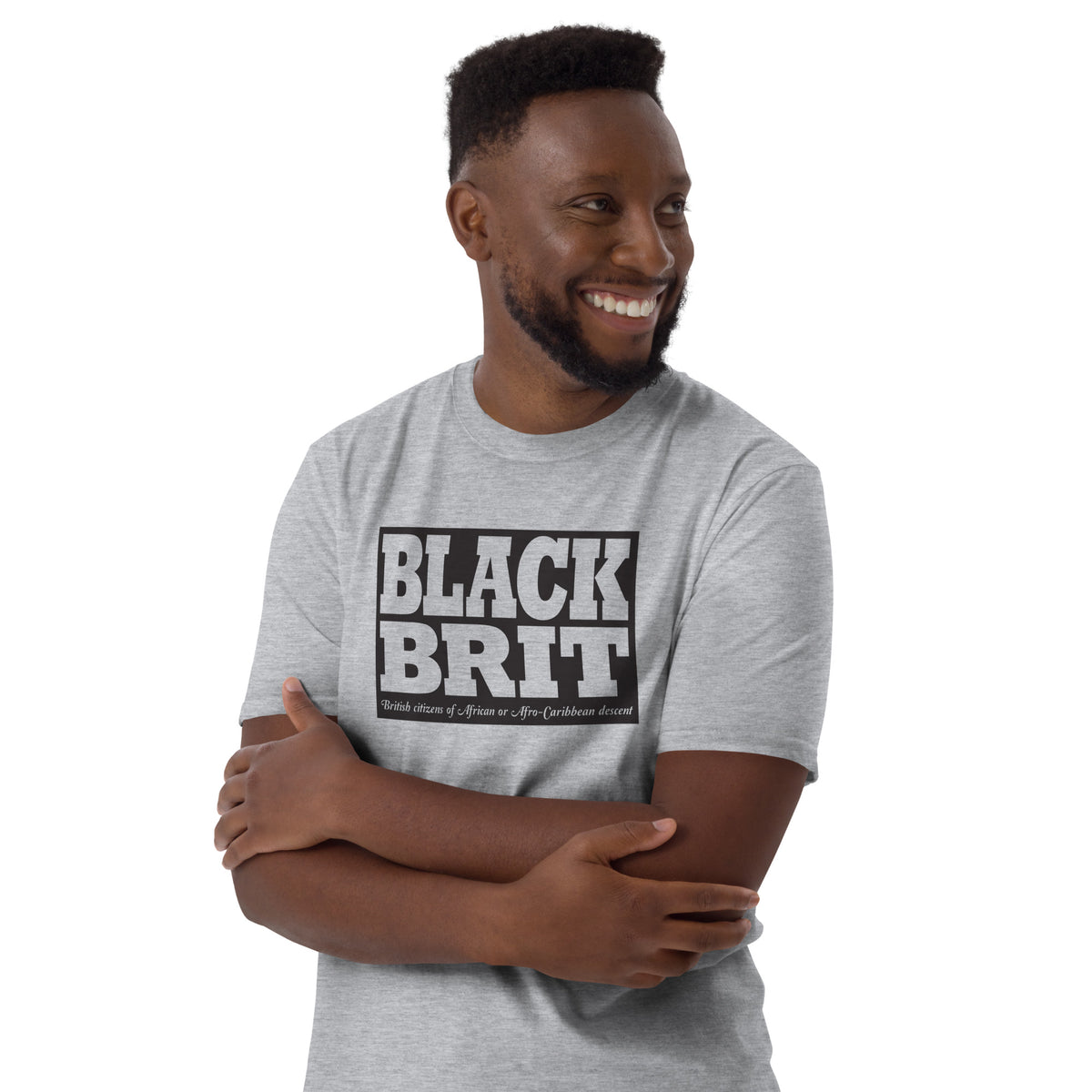 Black Brit Short-Sleeve Unisex T-Shirt