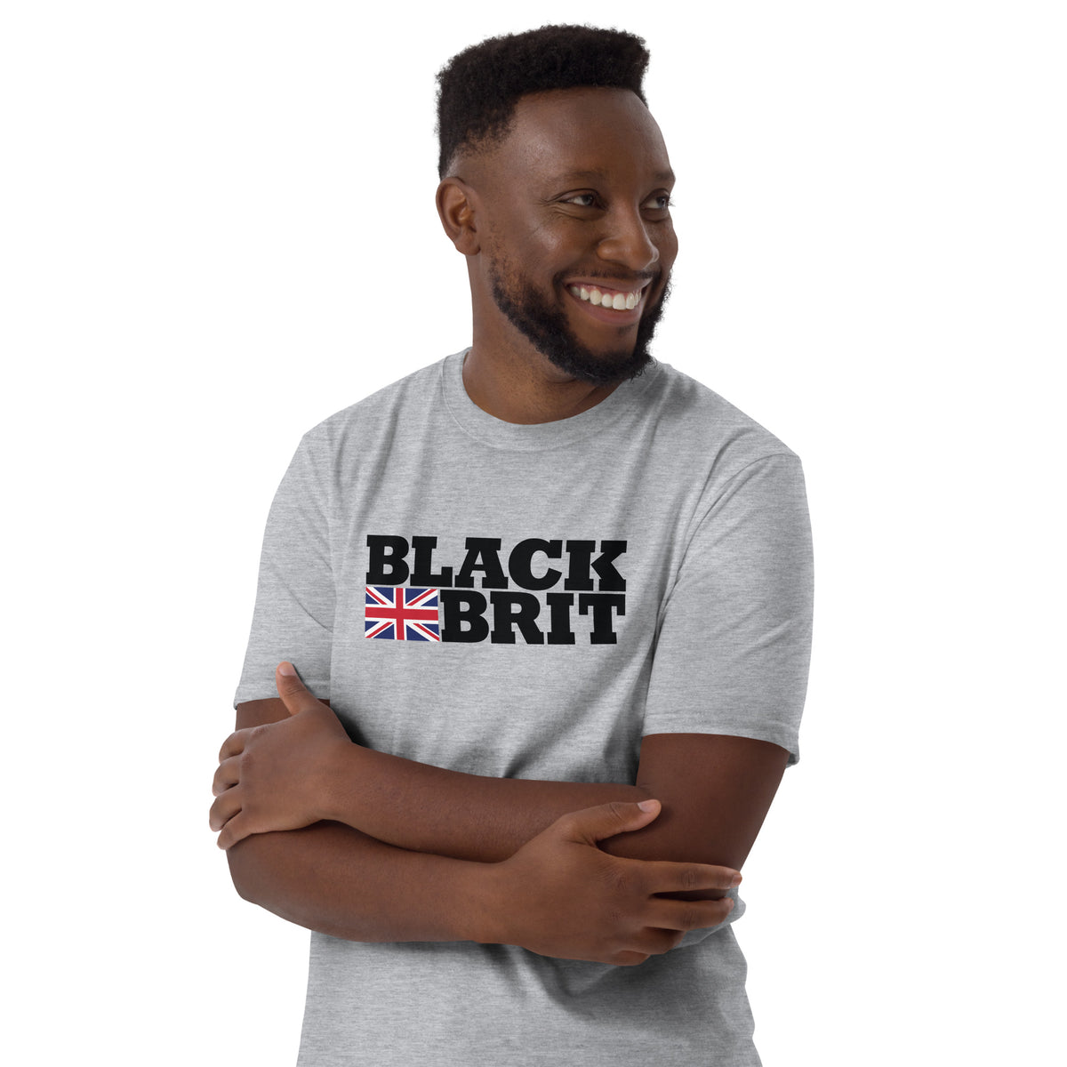 Black Brit Short-Sleeve Unisex T-Shirt