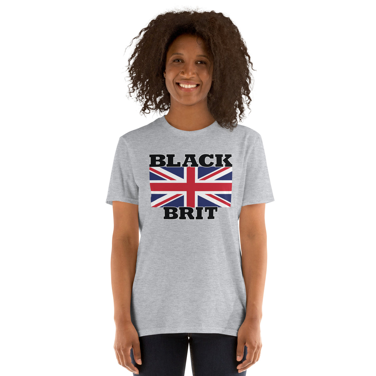 Black Brit Short-Sleeve Unisex T-Shirt