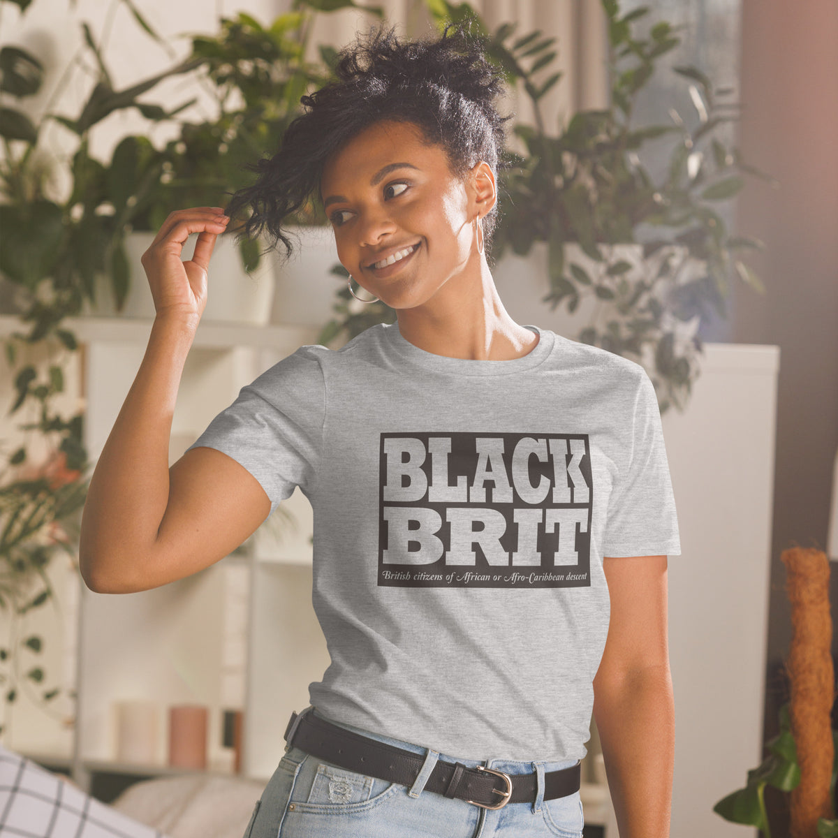 Black Brit Short-Sleeve Unisex T-Shirt