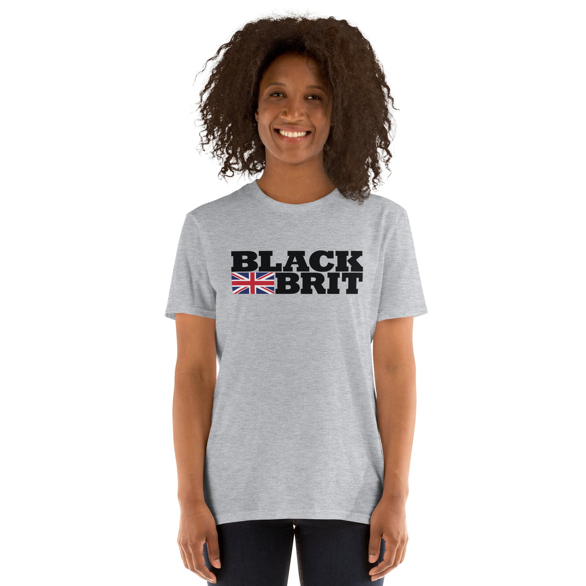 Black Brit Short-Sleeve Unisex T-Shirt