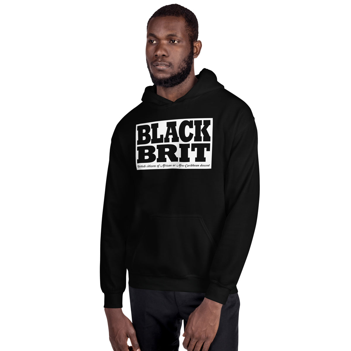 Black Brit Unisex Hoodie