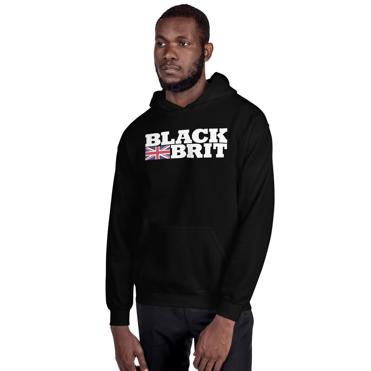 Black Brit Unisex Hoodie