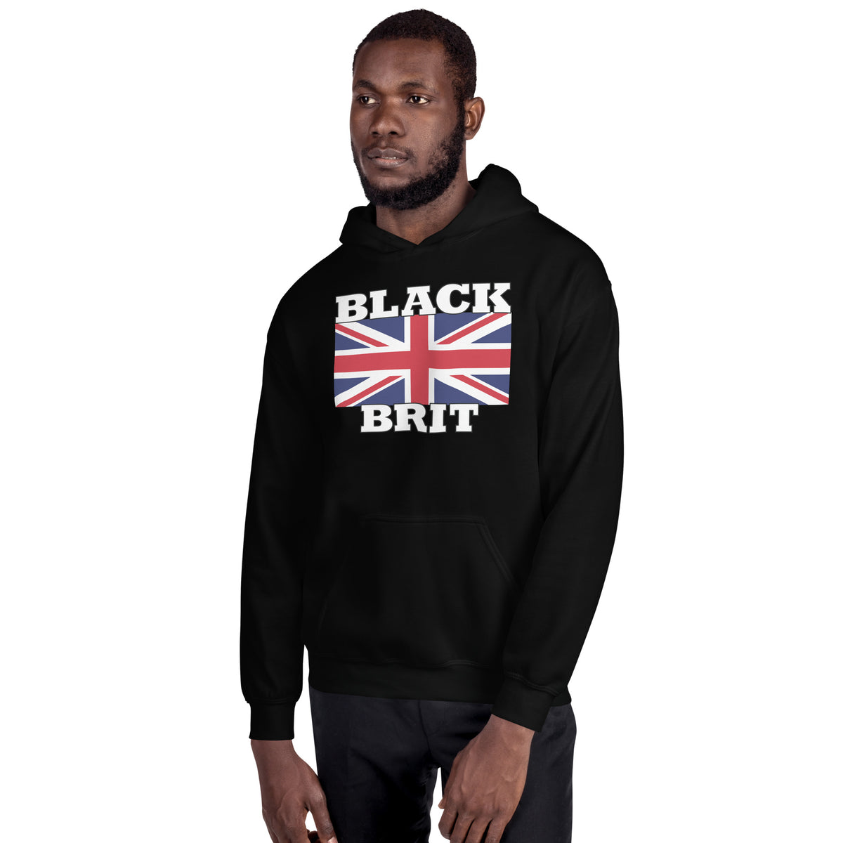 Black Brit Unisex Hoodie