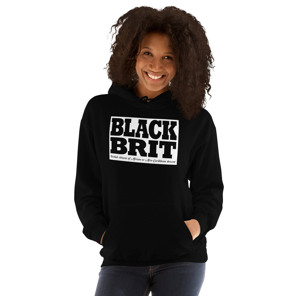 Black Brit Unisex Hoodie