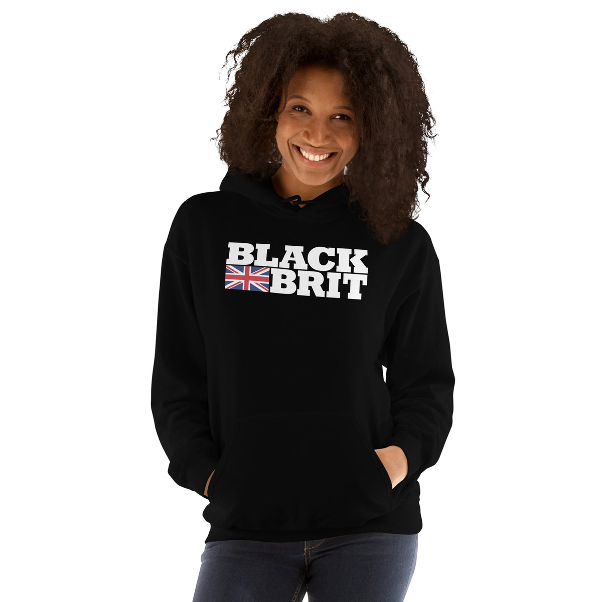 Black Brit Unisex Hoodie