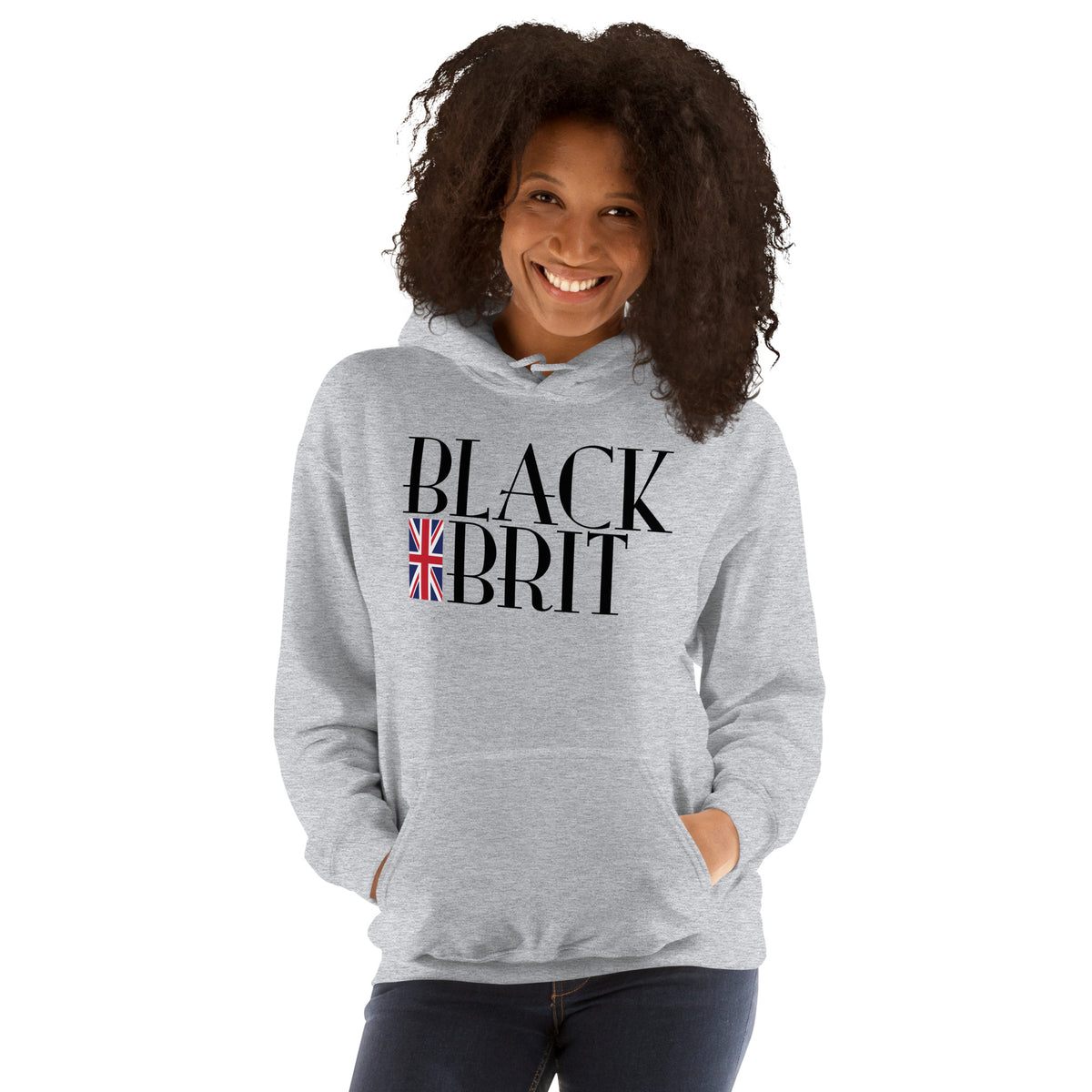 Black Brit Unisex Hoodie