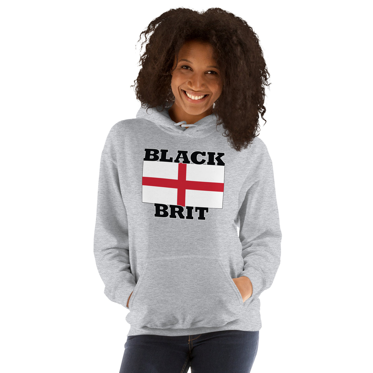 Black Brit Unisex Hoodie